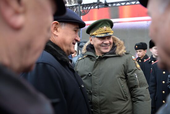 Opening of monument "There Is a Profession of Defender of the Motherland"
