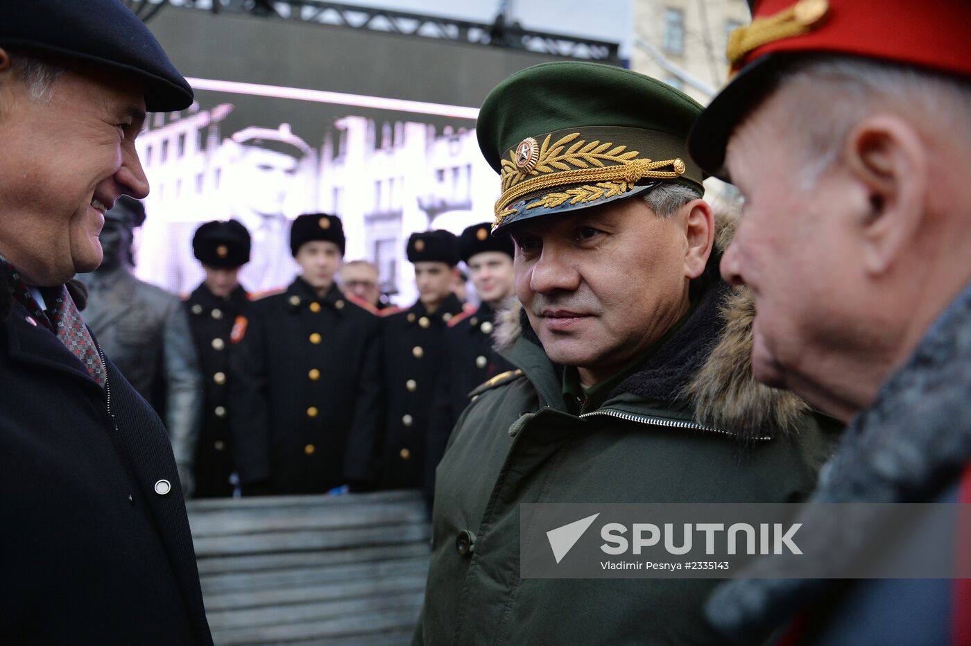 Opening of monument "There Is a Profession of Defender of the Motherland"