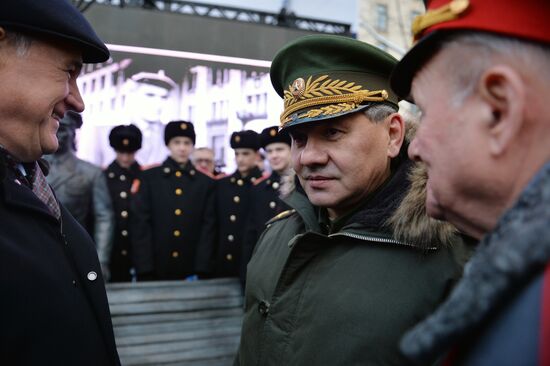 Opening of monument "There Is a Profession of Defender of the Motherland"