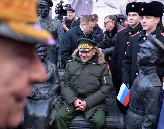 Opening of monument "There Is a Profession of Defender of the Motherland"