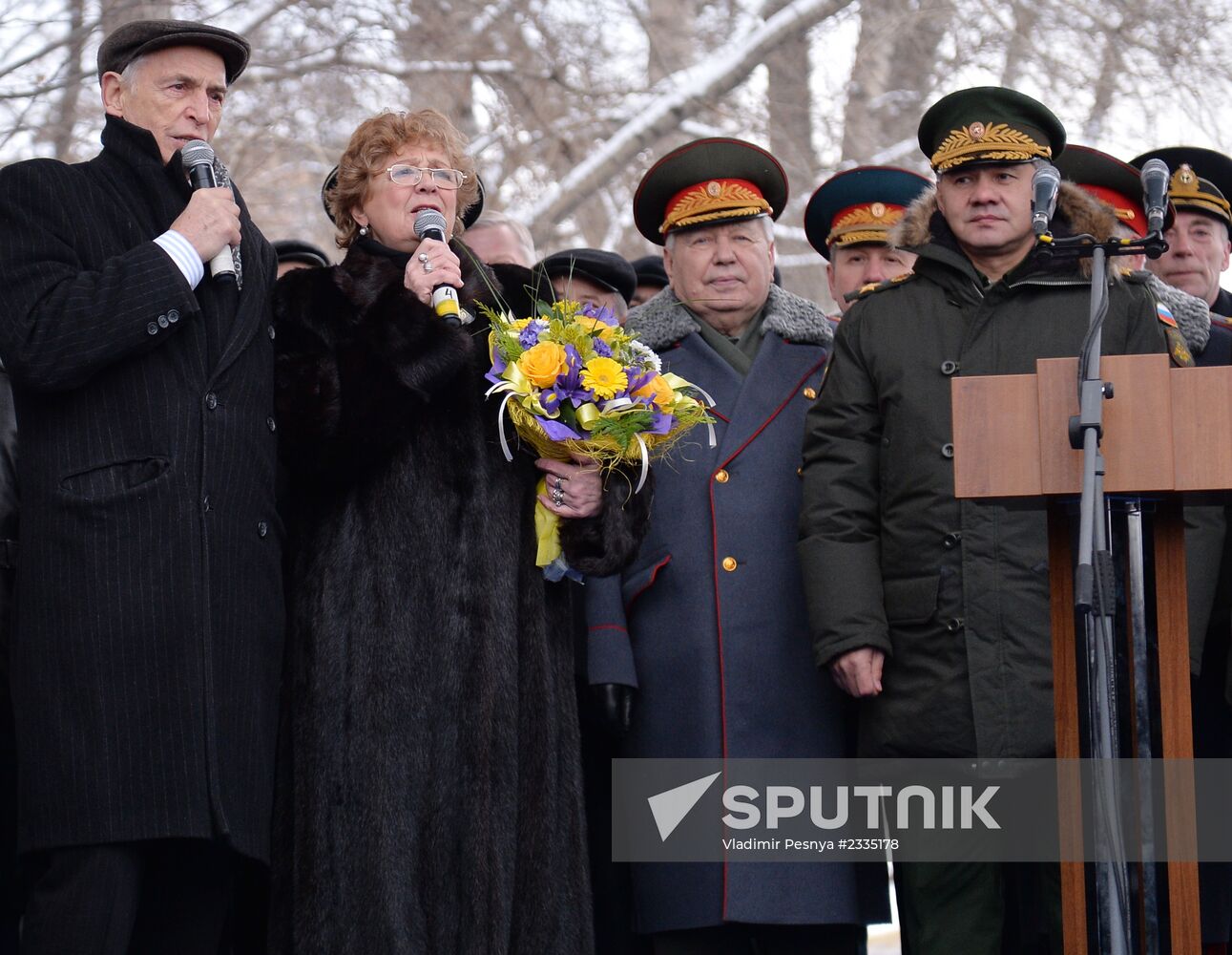 Opening of monument "There Is a Profession of Defender of the Motherland"