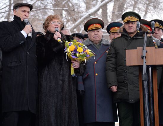 Opening of monument "There Is a Profession of Defender of the Motherland"