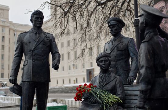 Opening of monument "There Is a Profession of Defender of the Motherland"