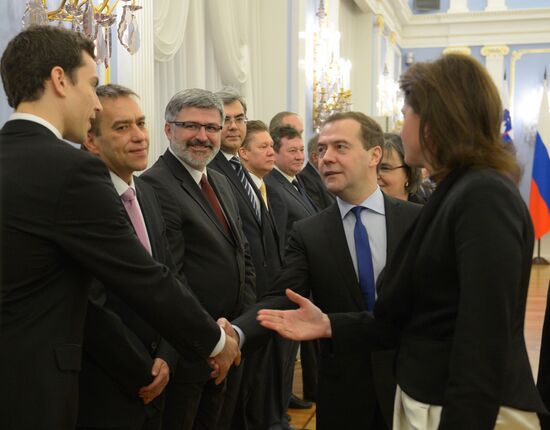 Dmitry Medvedev meets with Alenka Bratušek