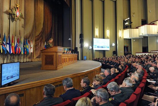 Putin attends Russian Defense Ministry's Board meeting in expanded format