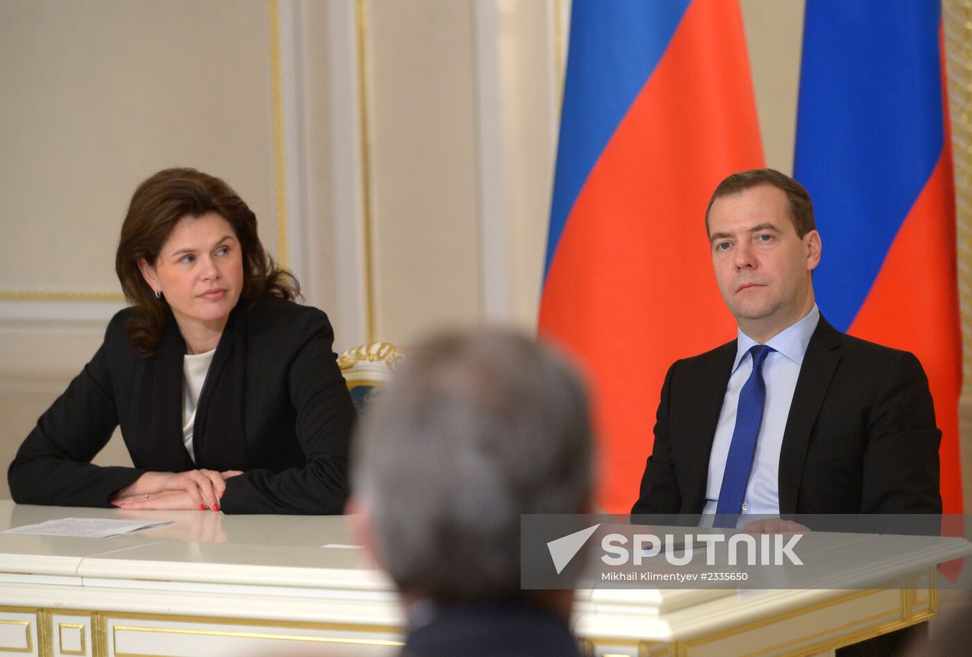 Dmitry Medvedev meets with Alenka Bratušek
