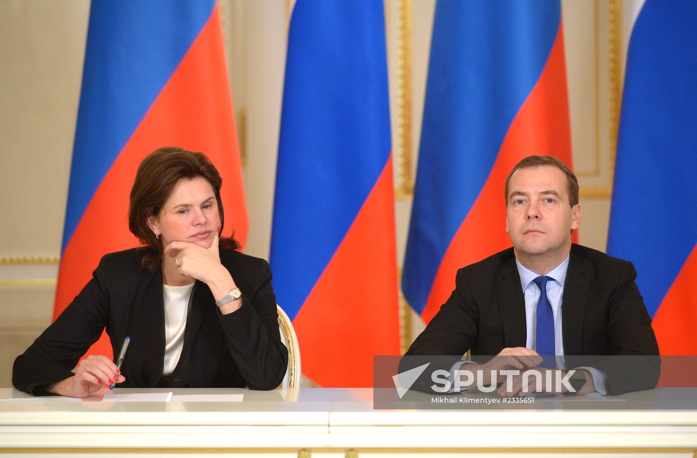 Dmitry Medvedev meets with Alenka Bratušek