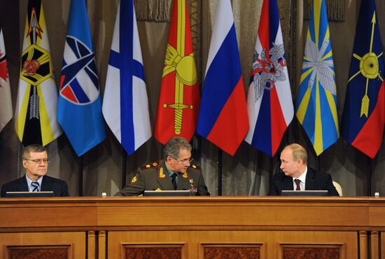 Putin attends Russian Defense Ministry's Board meeting in expanded format