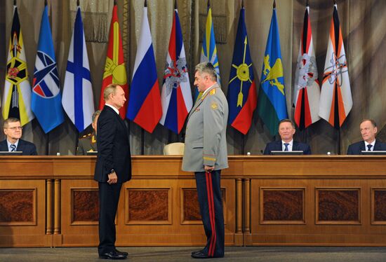 Putin attends Russian Defense Ministry's Board meeting in expanded format