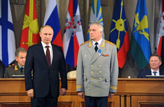 Putin attends Russian Defense Ministry's Board meeting in expanded format
