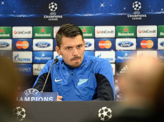 FC Zenit St. Petersburg holds training session