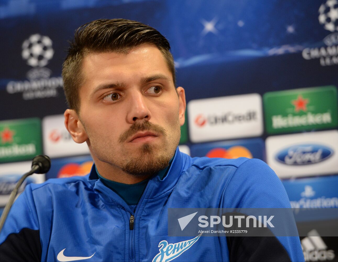 FC Zenit St. Petersburg holds training session