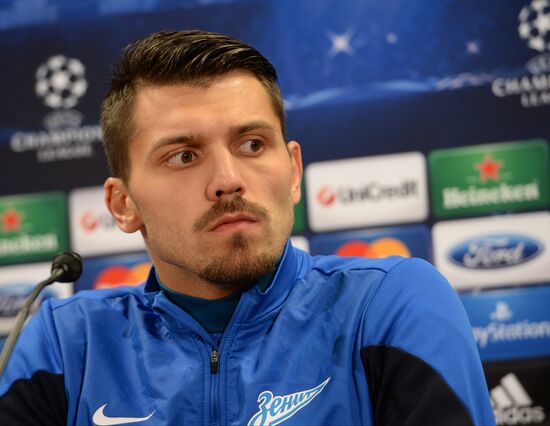 FC Zenit St. Petersburg holds training session