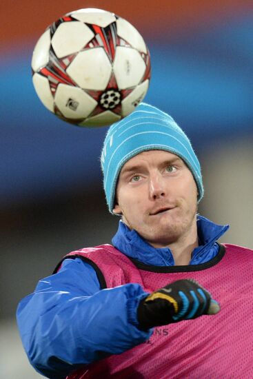 FC Zenit St. Petersburg holds training session