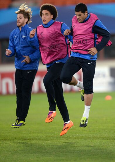 FC Zenit St. Petersburg holds training session
