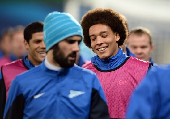 FC Zenit St. Petersburg holds training session