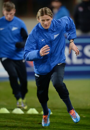 FC Zenit St. Petersburg holds training session
