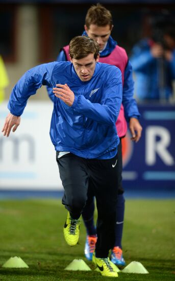 FC Zenit St. Petersburg holds training session