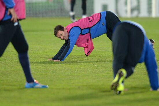 FC Zenit St. Petersburg holds training session