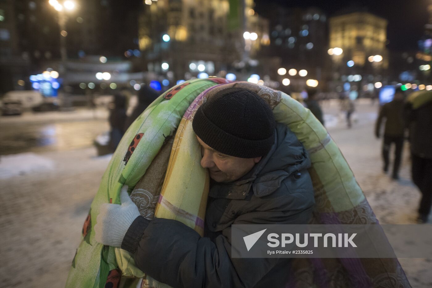 Rally by supporters of Ukraine's European integration on Independence Square in Kiev