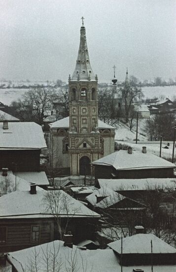 Belltower of Church of St. Antipy in Suzdal