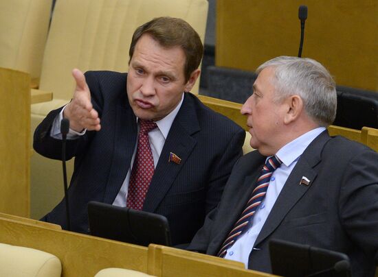 State Duma plenary meeting