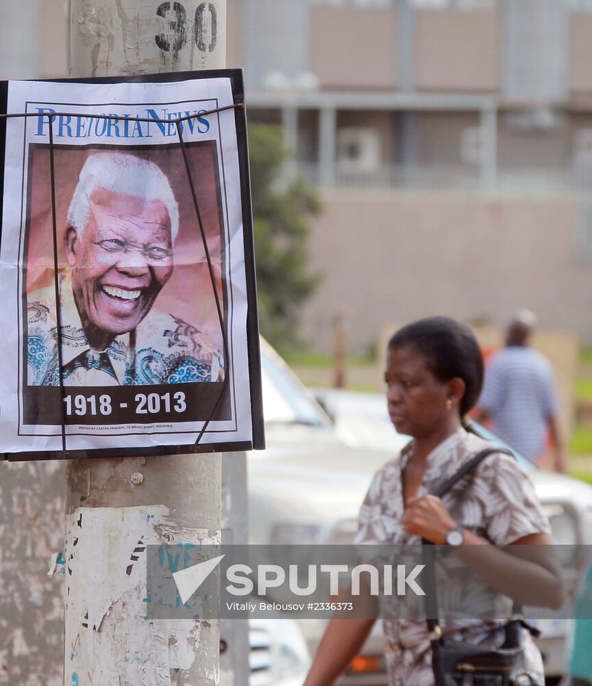 Farewell to Nelson Mandela in South Africa