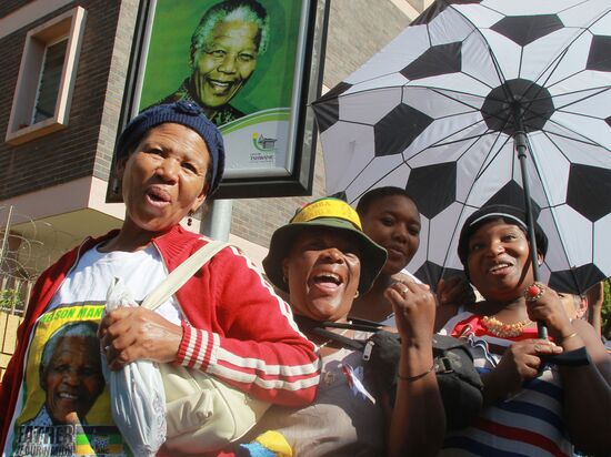 Farewell to Nelson Mandela in South Africa