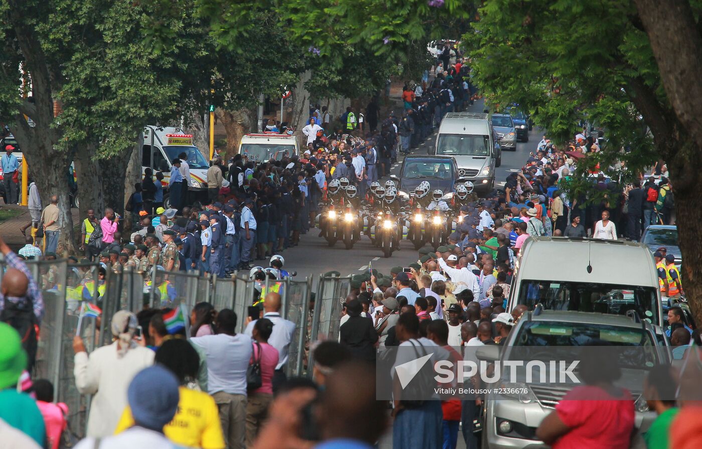 South Africa bids farewell to Nelson Mandela