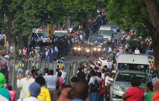 South Africa bids farewell to Nelson Mandela
