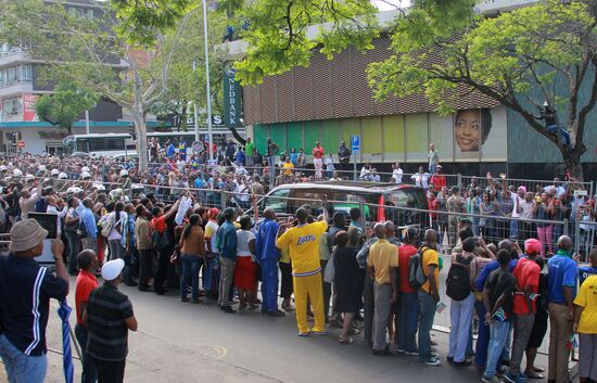 South Africa bids farewell to Nelson Mandela