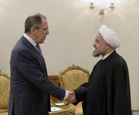 Russian Foreign Minister Sergey Lavrov visits Iran