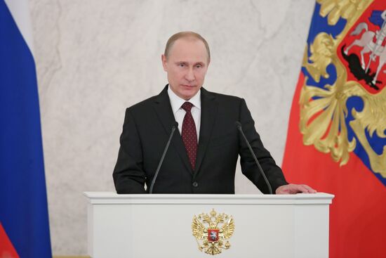 Vladimir Putin's annual address to Federal Assembly