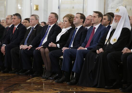 Vladimir Putin's annual address to Federal Assembly