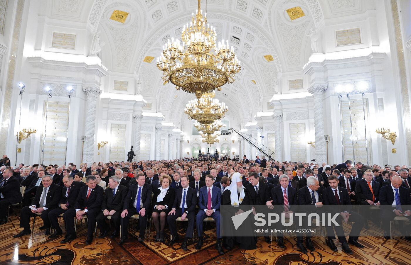 Vladimir Putin's annual address to Federal Assembly