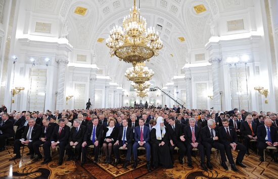 Vladimir Putin's annual address to Federal Assembly