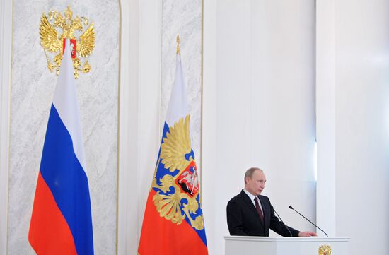 Vladimir Putin's annual address to Federal Assembly