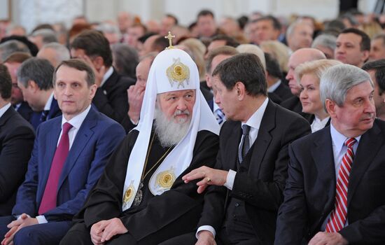 Vladimir Putin's annual address to Federal Assembly