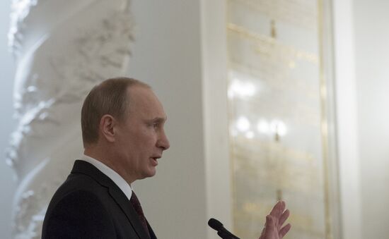 Vladimir Putin's annual address to Federal Assembly