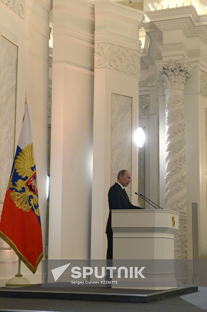 Vladimir Putin's annual address to Federal Assembly