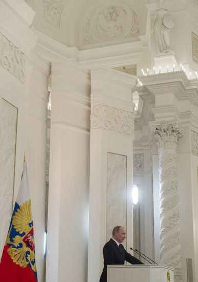Vladimir Putin's annual address to Federal Assembly