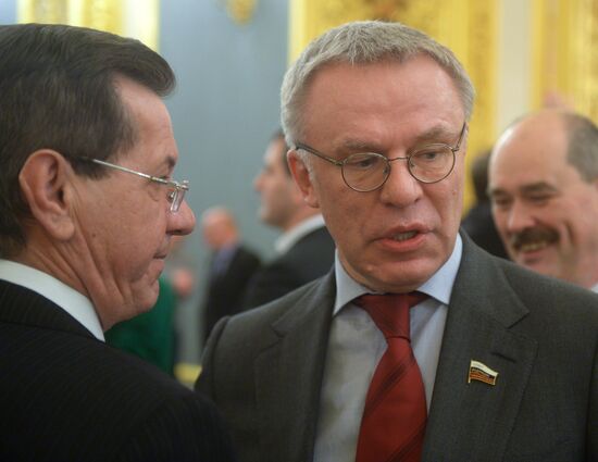 Vladimir Putin's annual address to Federal Assembly