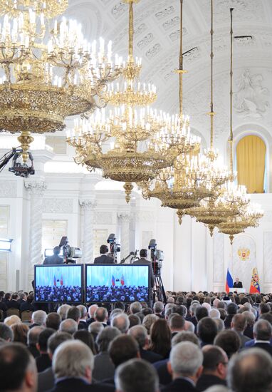 Vladimir Putin's annual address to Federal Assembly