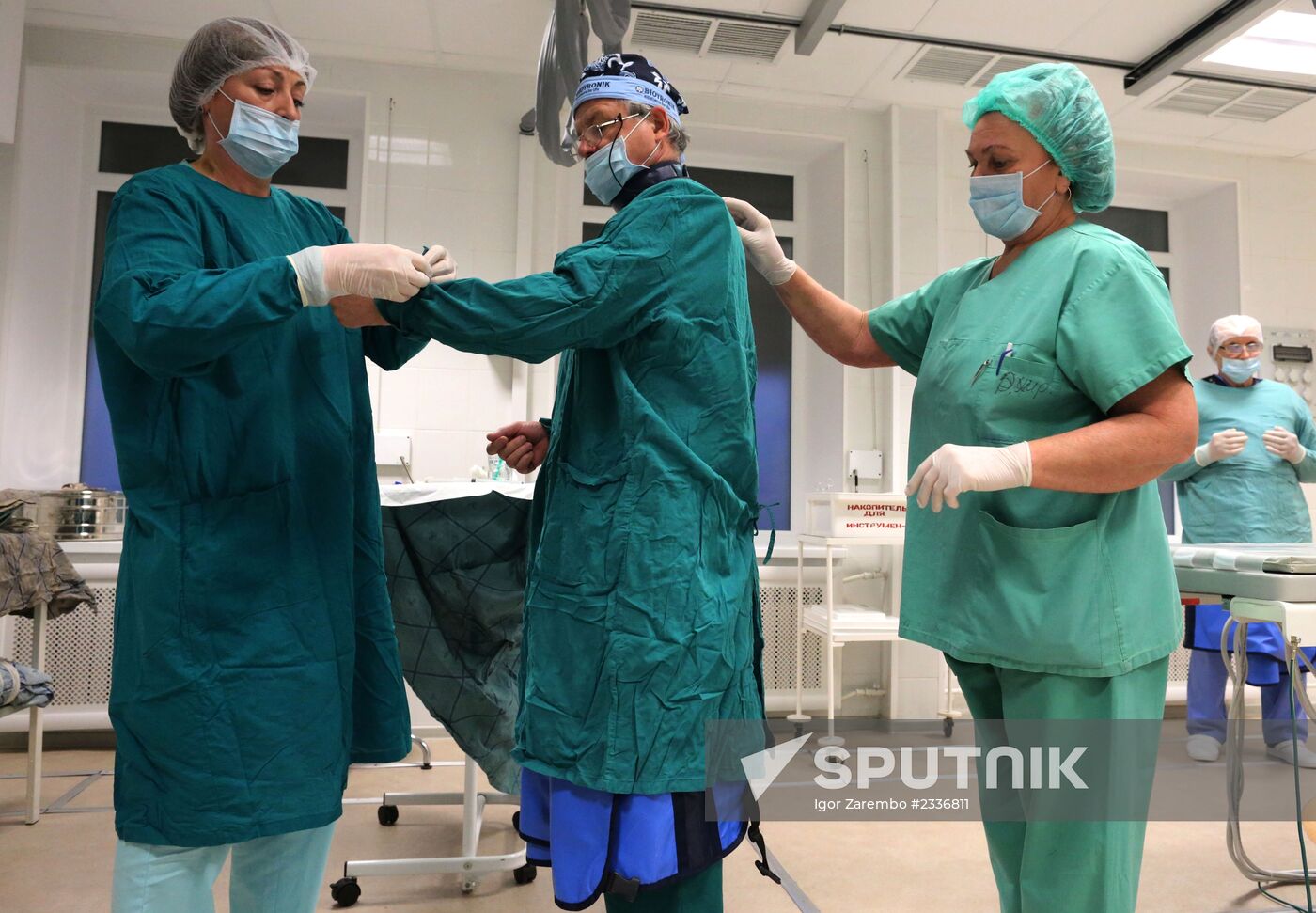 Operation in Baltic Fleet hospital, Kaliningrad
