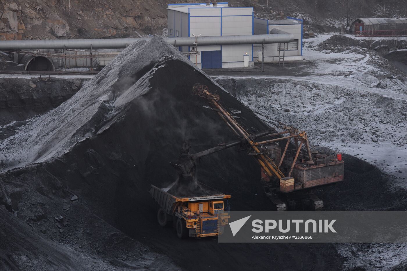 Sibirginskaya mine in Kemerovo region