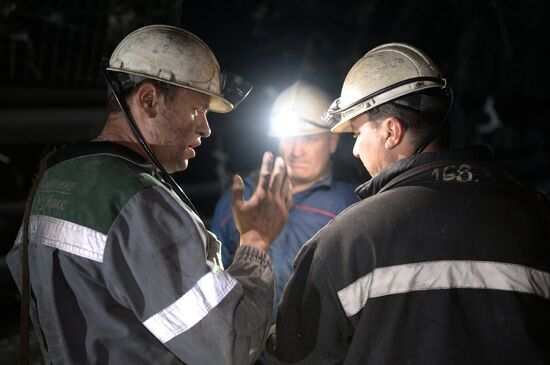 Sibirginskaya mine in Kemerovo region