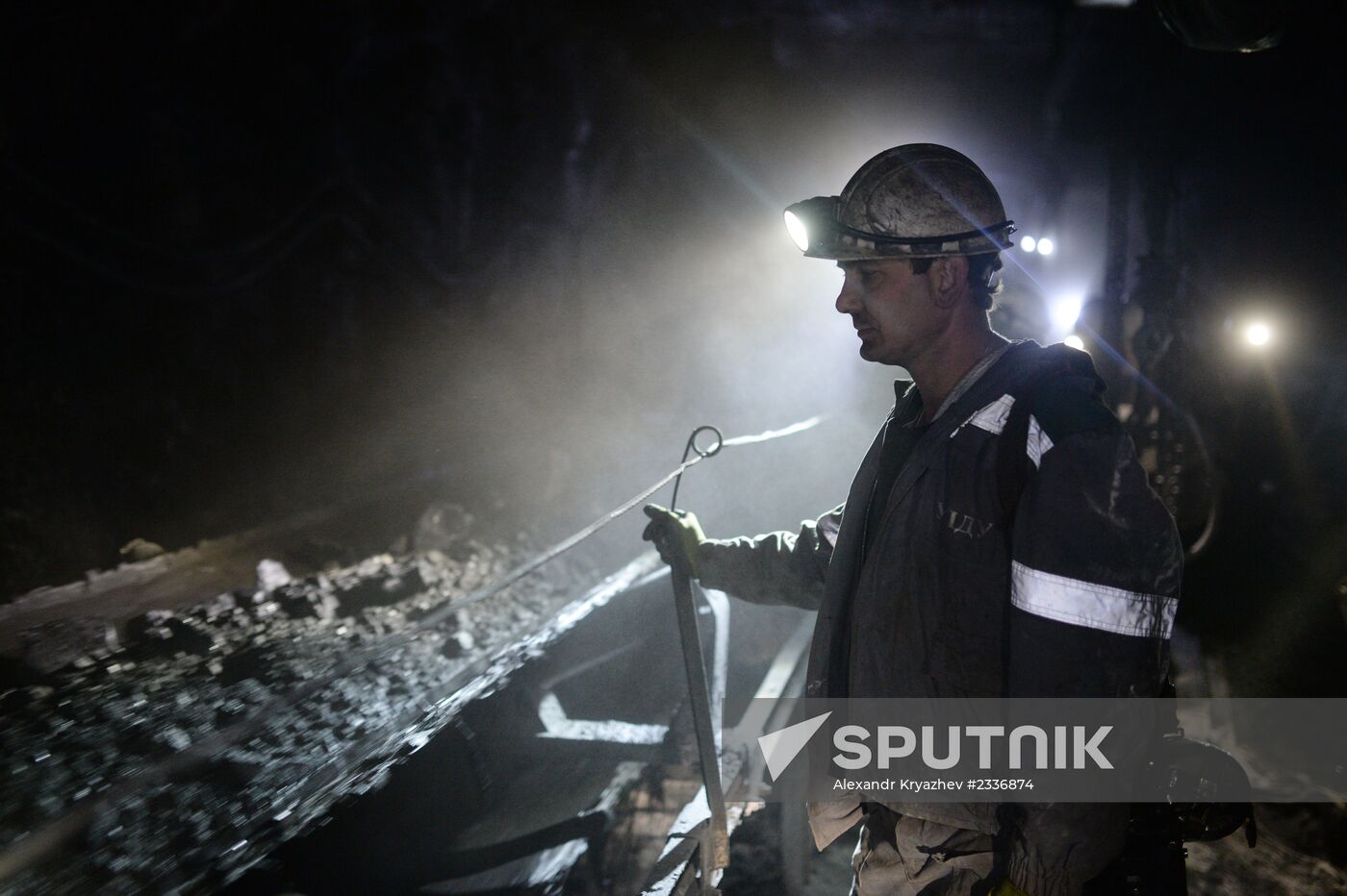 Sibirginskaya mine in Kemerovo region