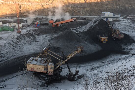 Sibirginskaya mine in Kemerovo region