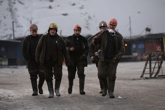 Sibirginskaya mine in Kemerovo region