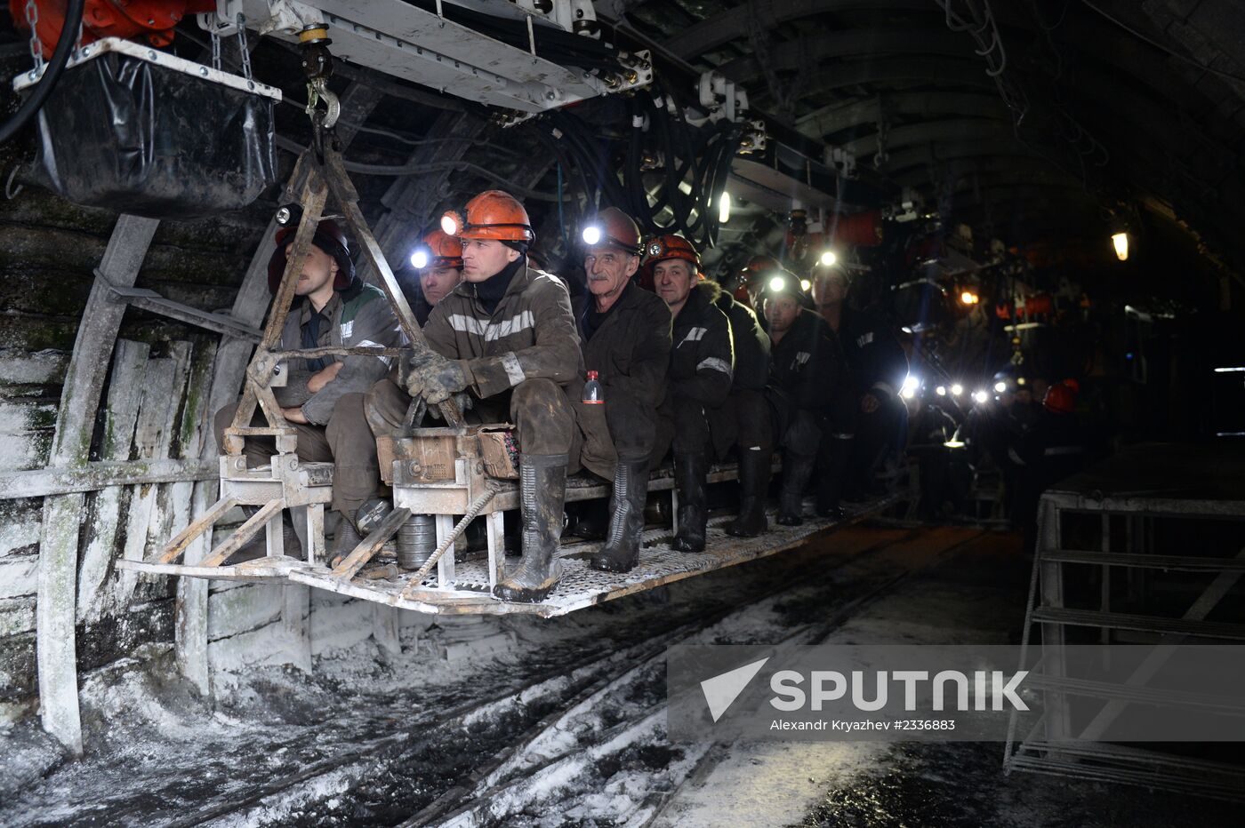 Sibirginskaya mine in Kemerovo region